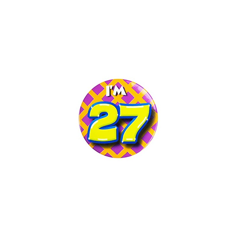PD-Party 6014727 Birthday Badge, Multi-Coloured