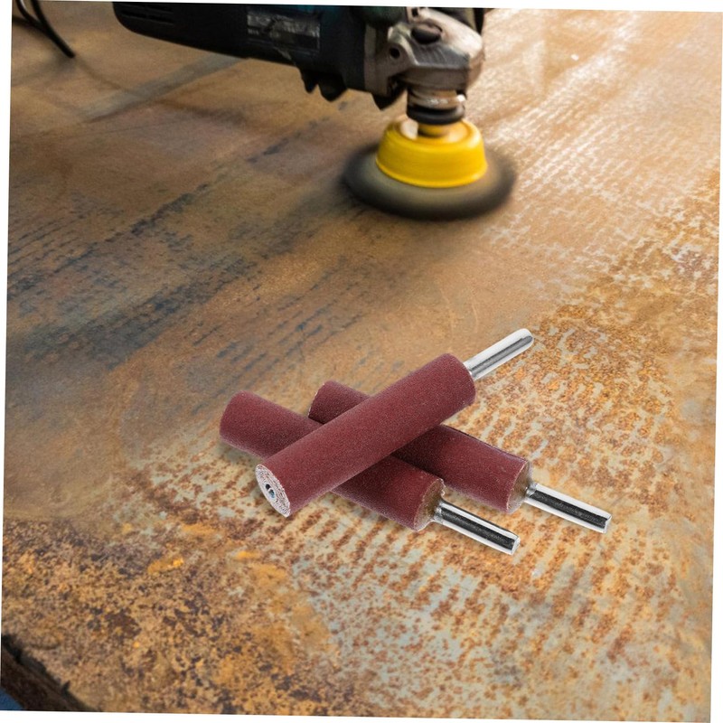 Uonlytech 3pcs Sandpaper Grinding Rollers Rotary Tool Sanding Drum Mandrels