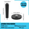 Lobamop 10 Pcs Car Wrap Black Gripper Magnet Holder For