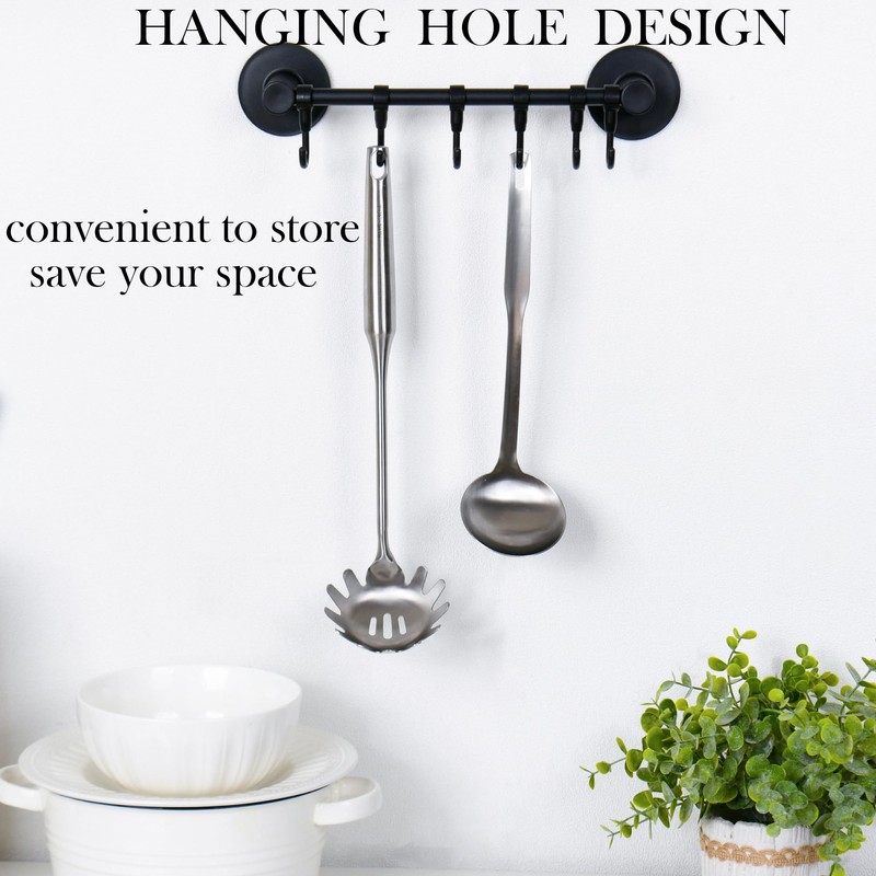 18/8 Stainless Steel Spaghetti Server Set, 13" Spaghetti Spoon and