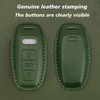 CISUI Genuine Leather Key Fob Cover with Keychain, Compatible with