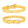 Serijoars Puppy Dog Collar with Crystal Diamond Colorful Bling Girl