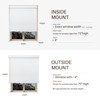 Cordless Blackout Roller Shades, Free-Stop Window Shades Pull Down, Room