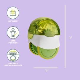 Chef'n GarlicZoom Garlic Chopper, Large, Green