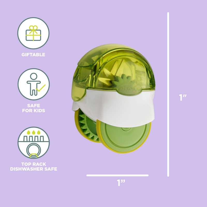 Chef'n GarlicZoom Garlic Chopper, Large, Green