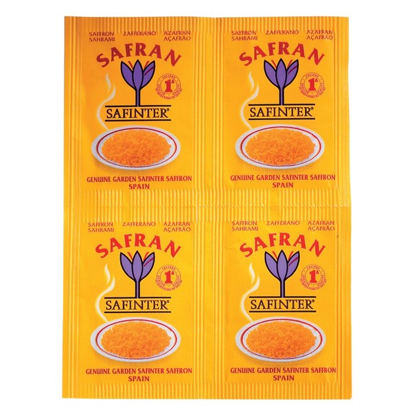 Safinter Ground Saffron in a Pack of 4 0.5 g