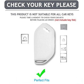 AIOEUOIA TPU for Kia Key Cover with Keychain Keyless Entry Remote Control Key Fit for Kia Telluride 2023/2024 Smart Key Fob Shell (Black)