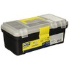 Foy 143200 Caja portaherramientas plástica con broches plásticos y organizador