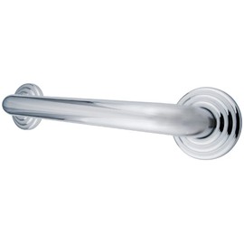 Kingston Brass DR314241 Designer Trimscape Restoration Decor 24-Inch Grab Bar with 1.25-Inch Outer Diameter, Polished Chrome