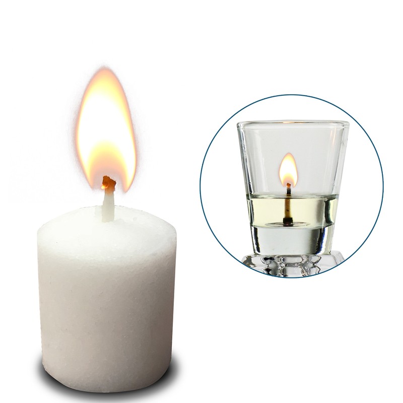 Ner Mitzvah 3 Hour Neironim Candles - Shabbat and Votive