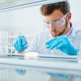 iplusmile 6 Unidades 60mm de Placas de Petri de Vidrio Estéril Set de Placas de Petri de Laboratorio de Borosilicato Alto con Tapas de Cultivo de Tejido Transparente 2 Unidades 7.8" de Goteros para