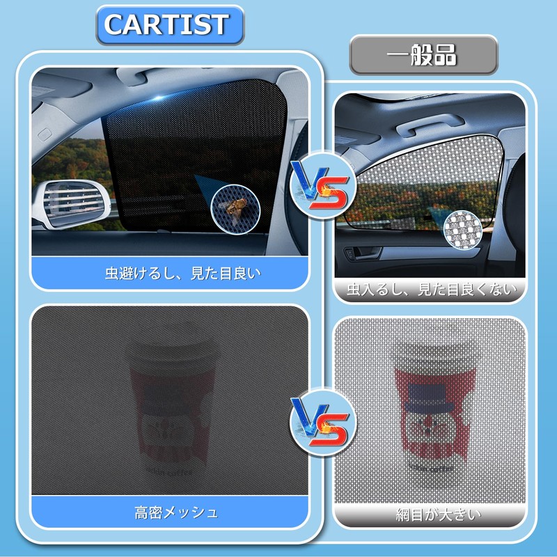 Cartist Mazda CX-30 Mesh Curtain DMEP DM8P DMFP Blackout Curtain