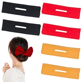 6 Pack Flexible Hair Bun Maker and Curler Clips - Twisted Donut Hair Styling Accessories for Women