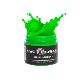 Eye Candy Neon Pigment Paste Raimu Green (2 oz) | DIY Epoxy Resin Art Paste | Epoxy, Resin Art, Tumblers, Pen Blanks (Raimu Green)