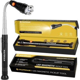 Brand: MAFEHAN Father’s Day Gifts for Dad – LED Magnetic Pickup Tool with Telescoping Black