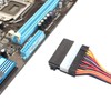 JSER ATX 24Pin Female to 24pin Male 90 Degree Power