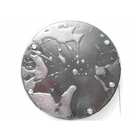 Iron Oxide Dipped Pearl Red Large Charging Plate Crystal Orgone Generator Energy Accumulator 528Hz/7.83Hz/Advance Harmonics(7 3/4"W-196mm 1"H-25mm, Iron Oxide Dipped Pearl Red)