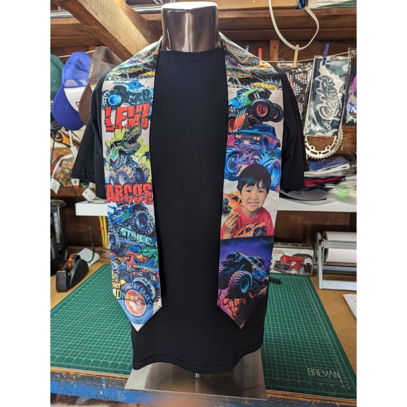 5 Pack 60in White Sublimation Blanks Plain Graduation Stole Scarf