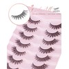 Wispy Natural False Eyelashes Flared Fluffy Fake Lashes M-9