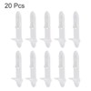 sourcing map Plastic Shelf Support Pegs 20pcs 7mm Locking Shelf