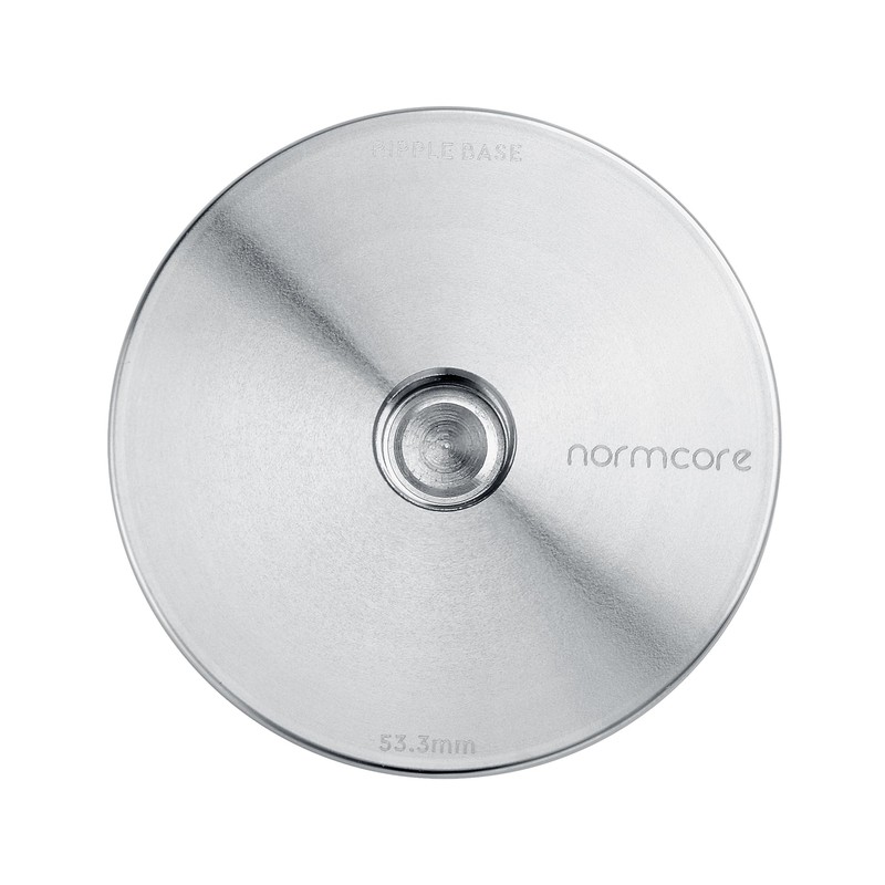 Normcore 53.3mm Ripple Replacement Tamper Base, 304 Stainless Steel, Fits