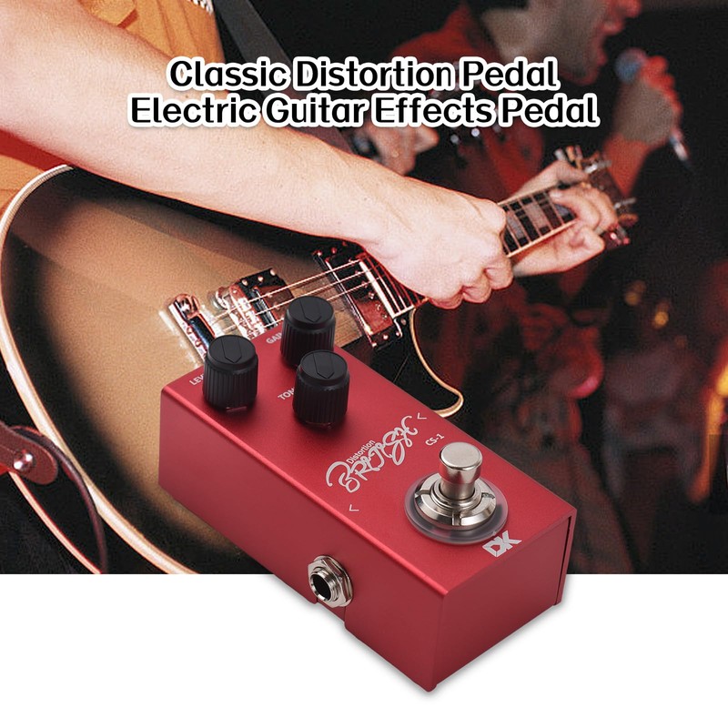 xinyee Classic Distortion Pedal Electric Guitar Effects Pedal True Bypass