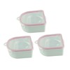 Ipetboom 3pcs Art Manicure Care Soak Bowls Two Layer Care