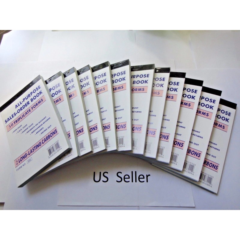 New Sales Order Book Receipt Invoice Duplicate 50 sets Form