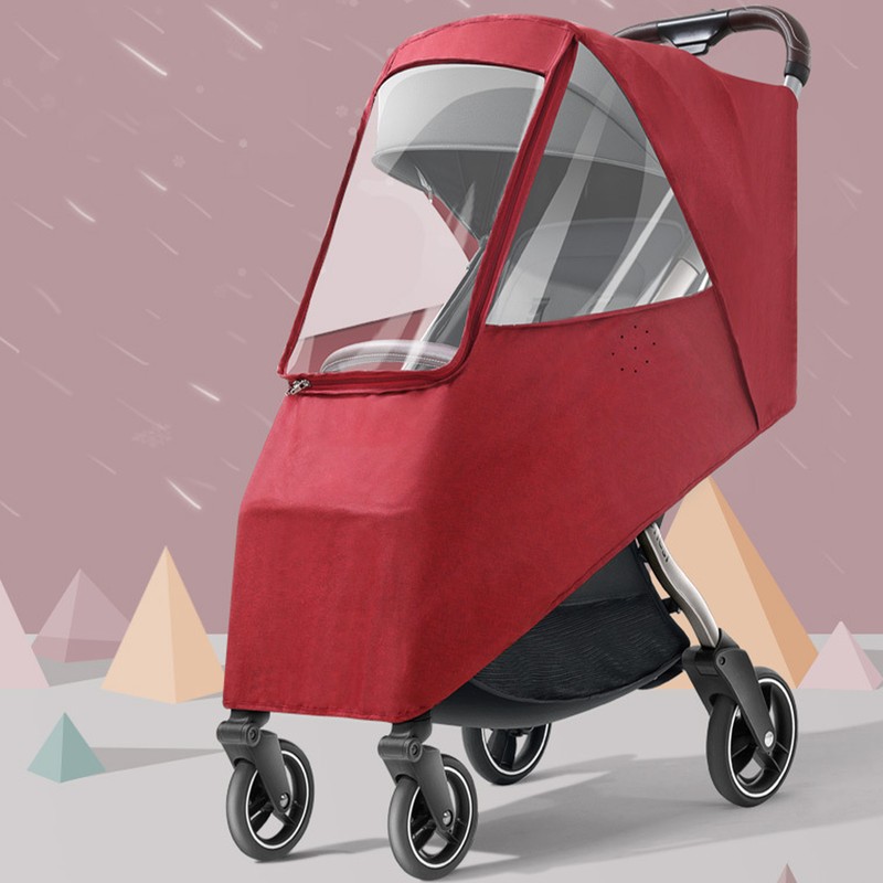 Stroller Rain Cover Universal Toddler Travel Weather Shield Waterproof Windproof
