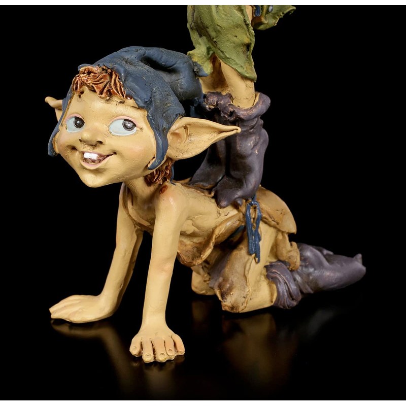 Pixie Leprechaun Figures Spider on a Stick Gnome Dwarf Decoration