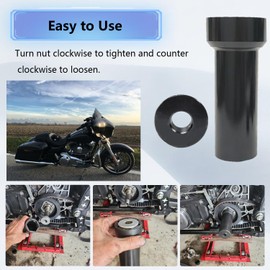 Mainshaft Sprocket Socket Tool For Twin Cam Electra Glide Softail Road Glide Road King Roadster 2-1/4" MainShaft Sprocket Pulley Wrench Lock Nut Tool with 1/2" Drive