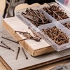 Mr. Pen- Nail Assortment Kit, 600 pcs, 4 Sizes, Bronze,