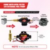 ENGINEMAN Gasoline Electric Fuel Pump Universal 5/16 Inch Inlet and