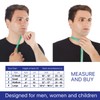 Toros-group Soft, 100% Cotton Neck Support Brace, Adjustable Cervical Collar,