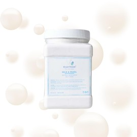 Jelly masks are perfect choice for post treatment. 1 Tub approximately makes 14 face masks * FREE training on the QR code provided on the leaflet (650 gram, Milk & Pearl)