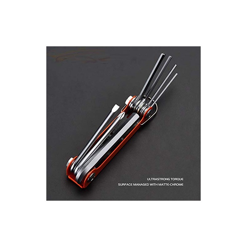 Edward Tools Folding Allen Wrench Set with Phillips and Flathead