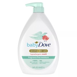 Baby Dove Fragrance Free Moisture Hypoallergenic Baby Wash 34 Fl Oz Gentle Care