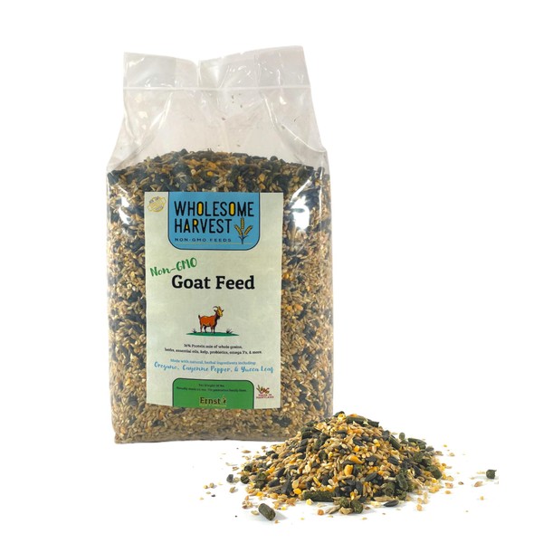 Wholesome Harvest Non-GMO All-Grain Goat Feed 16% Protein - Fortifies