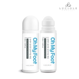 Luciole Oh My Foot Callus Removal Foot Care Serum Foot Cream Heel Calluses Removal Cracked Feet Serum, 2pcs / 루시올레 오마이풋 발각질제거 풋케어 세럼 발크림 발뒤꿈치 굳은살 제거 발갈라짐 세럼, 2개