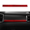 Car Dashboard Co-Pilot Instrument Panel Strip Carbon Fiber Trim Decoration