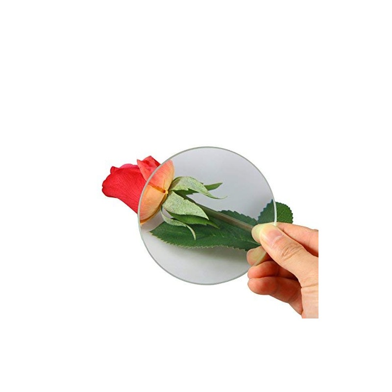 Ueetek Convex Lens, Diameter 10 300 mm Focal Length Glass