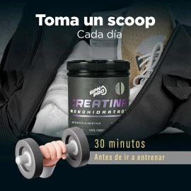 Creatina En Polvo Monohidratada Pura Sabor Uva BPN PRO 450g | Potencia Entrenamientos, Resistencia y Masa Muscular 90 Servicios Recomendado Para Gimnasio, Fuerza, Pre Entreno y Post Entreno