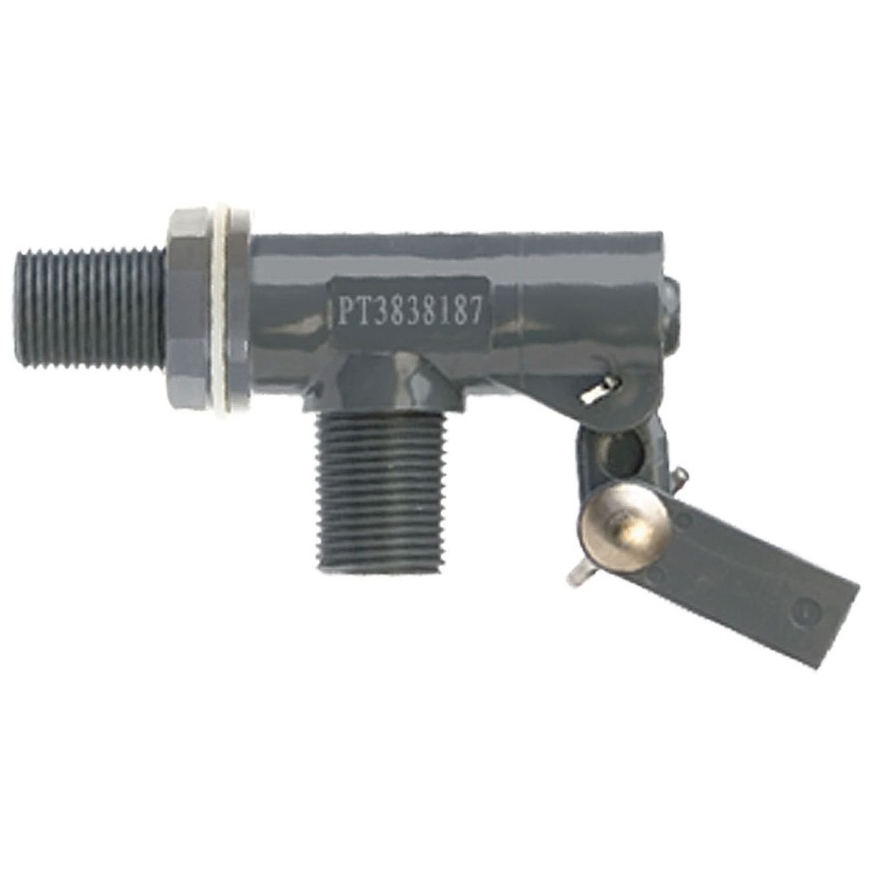 Kerick Valve PT3838187 PVC Float Valve, Tank Mount, 7.2 gpm