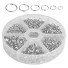 AvoDovA 690 Pieces Split Rings Metal Jump Rings Open Round