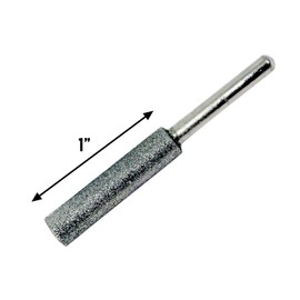 3/16" File Chain Saw Blade Diamond Sharpening Burr Shank 120 Grit