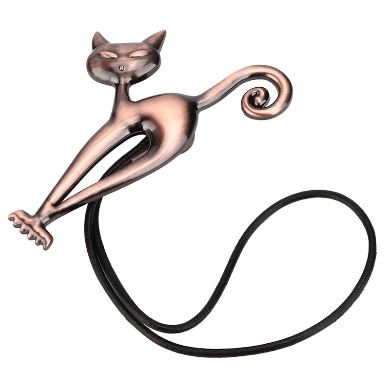 Magnetic Curtain Tiebacks Clips, Cute Cat Window Clips Buckle Belt