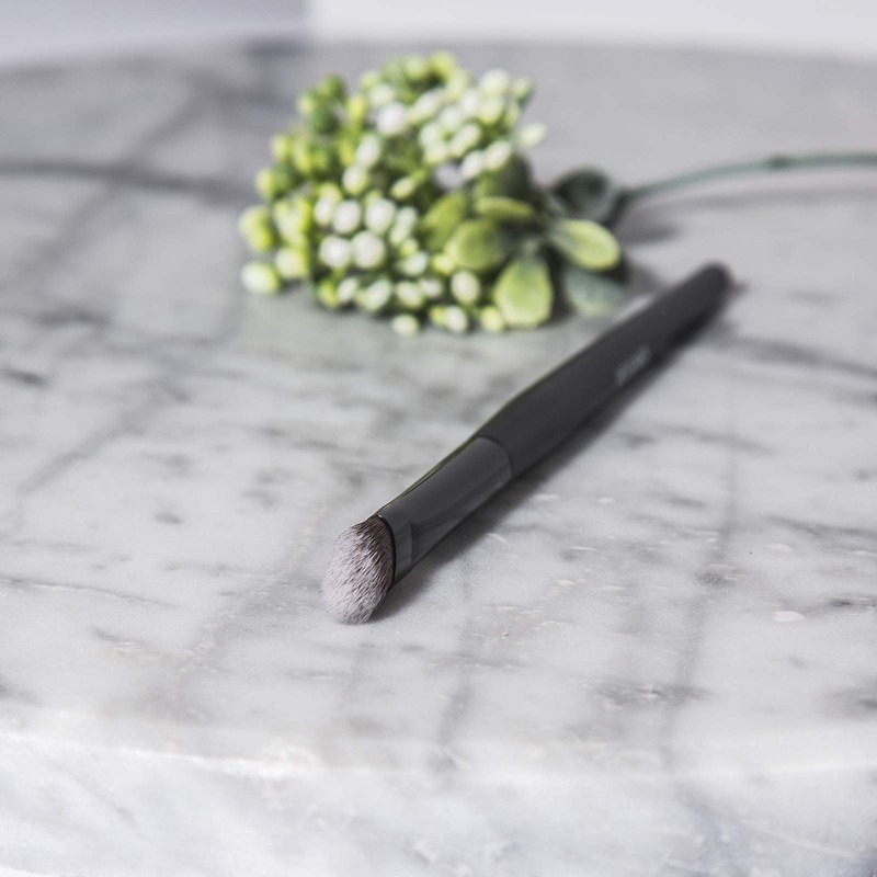 DESSINES Makeup Brush, Vegan Professional Brush with Natural Wood Handle
