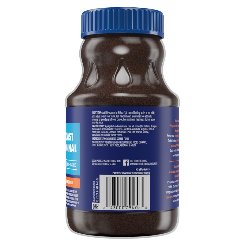 Maxwell House Original Medium Roast Instant Coffee (12 oz Jar)