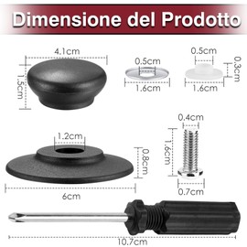 SPOKKI Pack of 6 handles