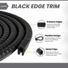 Edge Trim Black Small, Fits 1/16 Inch (20 Feet)